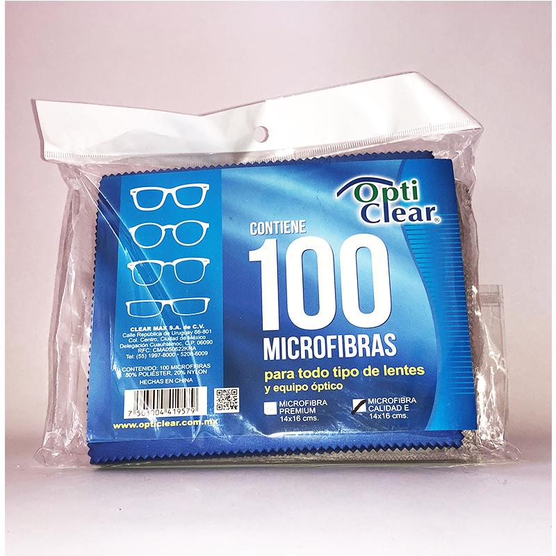 Paquete con 100 Microfibras Calidad Económica